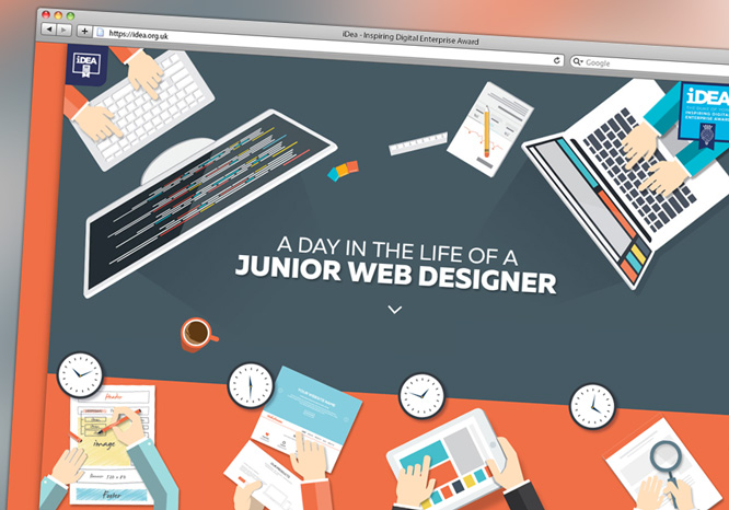 iDea Badge - Junior Web Designer