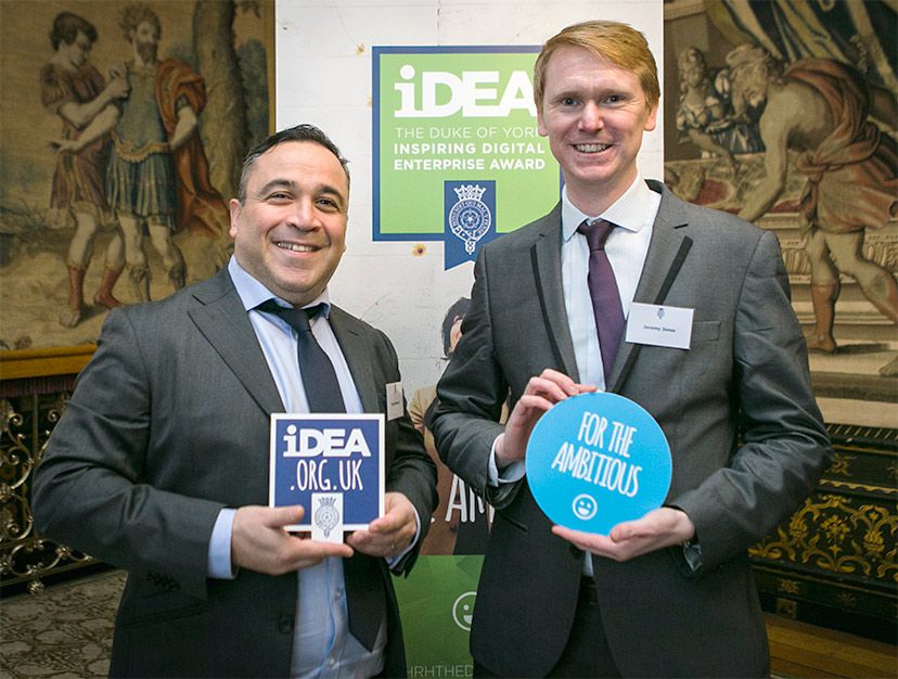 Tony and Jeremy at the Place heping launch the iDEA Award